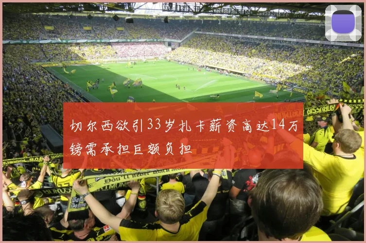 切尔西欲引33岁扎卡薪资高达14万镑需承担巨额负担